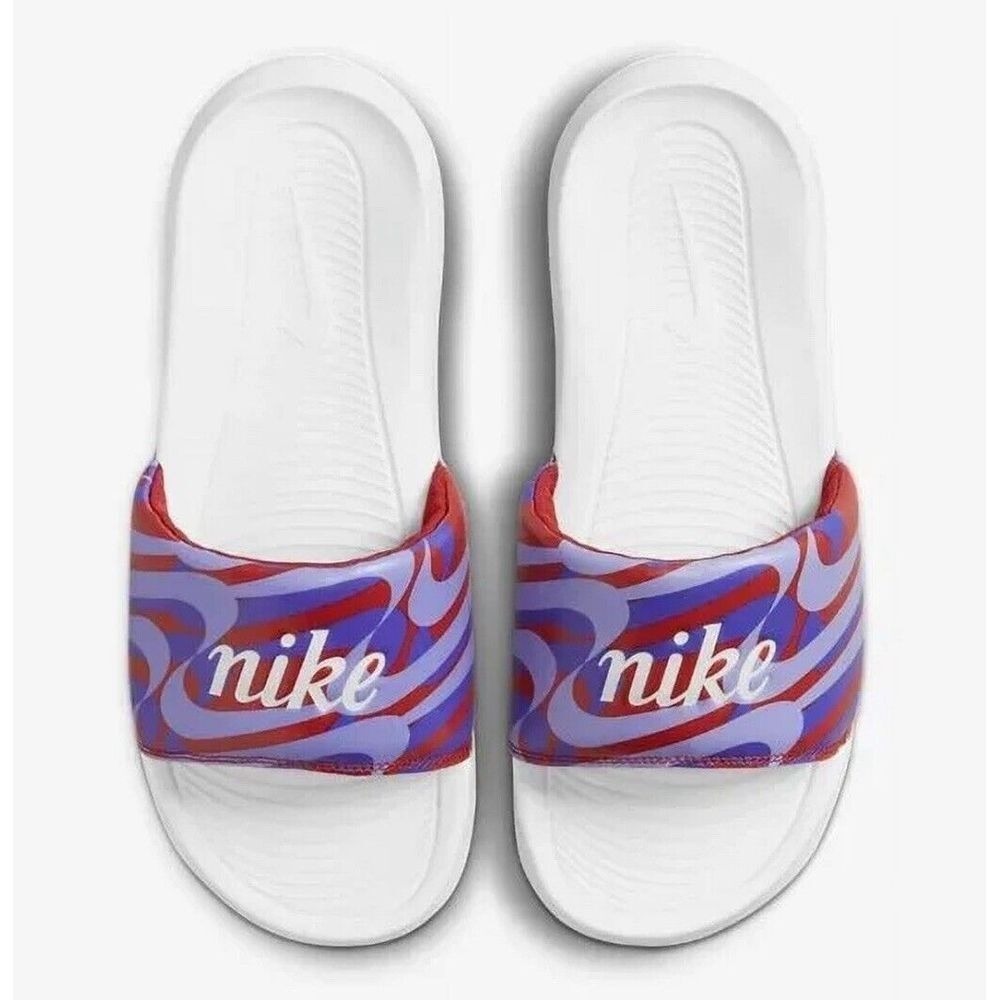 Nike Victori One JDI Slides Sandals CN9676-601 White Women's Size 9 NEW